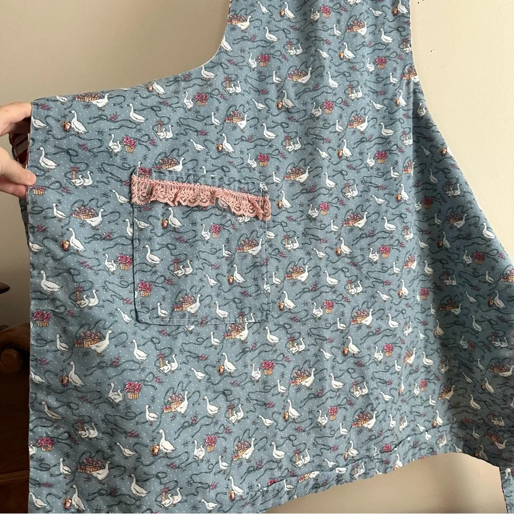 Vintage‎ Reversible Christmas Duck Apron